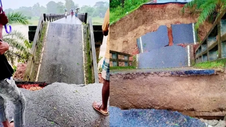 বান্দরবানে বন্যা ও পাহাড়ি ঢলে জেলা যোগাযোগ বিচ্ছিন্ন
