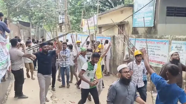 ব্রাহ্মণবাড়িয়ায় পুলিশি সালিশের পরই দুই গোষ্ঠীর সংঘর্ষ, আহত ২০